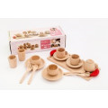 Japanese Natural Kitchen Wooden Toys Tea Set